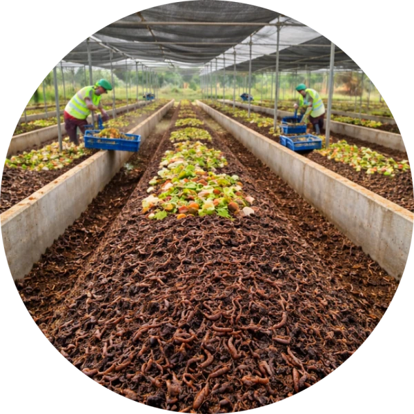 Vermicompost Bed