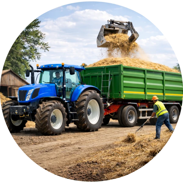 Tractor with Trolley